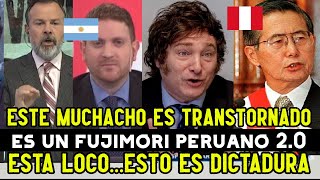 ¡EXPLOT4N PERIODISTAS ARGENTINOS COMPARAN a MILEI con FUJIMORI por LEYES que esta IMPLEMENTANDO [upl. by Liakim]