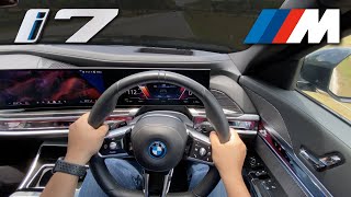 2023 BMW i7 xDrive60 M Sport MALAYSIA  POV TEST DRIVE [upl. by Beghtol]