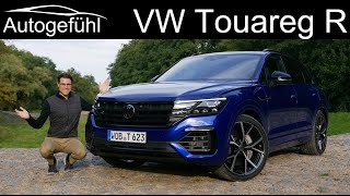 new VW Touareg R 462 hp performance PHEV SUV FULL REVIEW  Autogefühl [upl. by Aynod506]