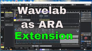 Wavelab as ARA Extension [upl. by Chill]