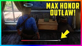 How To Become A 100 MAX Level Honorable Outlaw FAST amp EASY In Red Dead Redemption 2 RDR2 Honor [upl. by Kunin731]