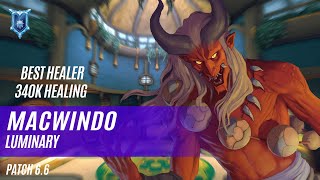 BEST HEALER 340K HEALING MACWINDO JENOS PALADINS COMPETITIVE DIAMOND LUMINARY [upl. by Detta]