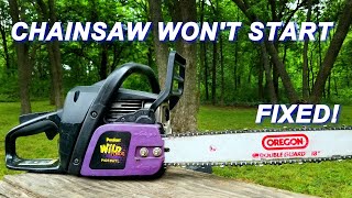 Chainsaw wont start [upl. by Fagen]