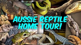 NATURALISTIC REPTILE ROOM HOME TOUR SPRING 2023 [upl. by Annoyt]