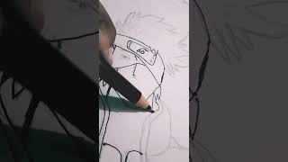 Kakashi hatake drawing FFampartistboyartsKakashi hatake [upl. by Anina]