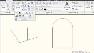 AutoCAD 2010 Joining Lines Polylines and Arcs [upl. by Sally324]