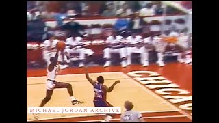 Michael Jordans Longest In Game Dunk Ever [upl. by Aitnyc194]