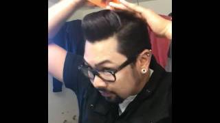 HowTo Wet Combing A Pompadour [upl. by Jarin]