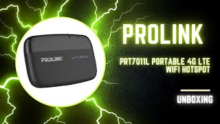 PROLiNK PRT7011L Portable 4G LTE WiFi Hotspot Unboxing [upl. by Tonry]