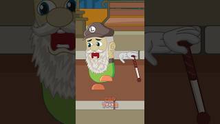 Running Competition  George Pig VS Grandpa Luigi funnycartoon memeanimation mario georgepig [upl. by Edison]