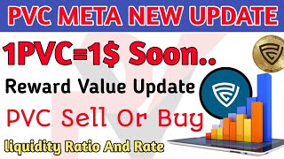 PVC Rate Prediction In System  PVC META NEW UPDATE Earn money from pvc [upl. by Reta194]