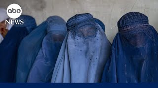 New Taliban laws ban women’s voices and faces in public in Afghanistan [upl. by Merp]