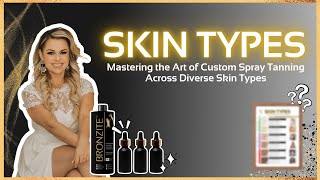 Skin Types Mastering the Art of Custom Spray Tanning Across Diverse Skin Types  SprayTanClasscom [upl. by Tohcnarf]