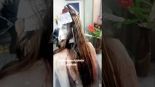 Highlights full hair by saminabeautyplace shortvrialshorttrendingshortsubscribesupportmemakeup [upl. by Rogerio]