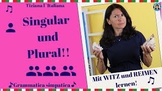 Die Pluralform auf Italienisch Wie wird der Plural gebildet Italienisch sehr leicht gemacht [upl. by Grishilde]