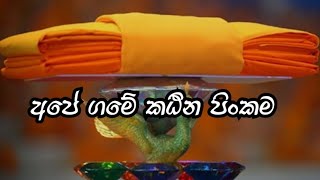 අපේ ගමේ කඨින පිංකම🙏🙏🙏🙏 everyone highlights [upl. by Hafirahs193]