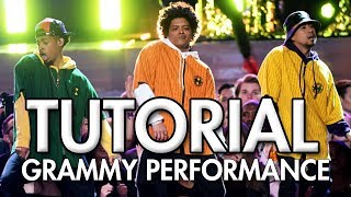 Bruno Mars and Cardi B  Finesse LIVE From The 60th GRAMMYS DANCE TUTORIAL  MihranTV [upl. by Dunlavy676]