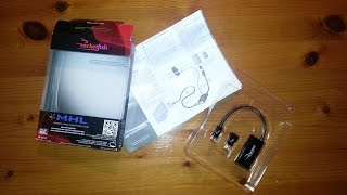 Rocketfish MHL RFG1171 開盒測試  Unbox amp Installation [upl. by Regni]