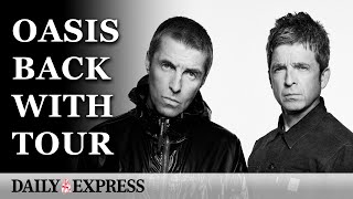 Oasis Liam and Noel Gallagher reunite after 15 years with tour [upl. by Rimaj]