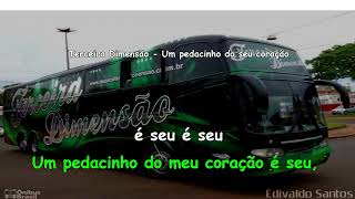 Um pedacinho do meu coração  KARAOKE [upl. by Lleral]