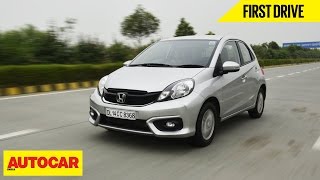 2016 Honda Brio  First Drive  Autocar India [upl. by Jeannette290]