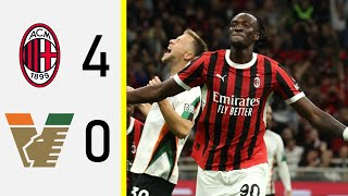 PRIMA VITTORIA ROSSONERA  MilanVenezia 40 [upl. by Anitnerolf305]