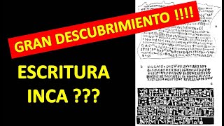 Existió la Escritura Inca   parte 1 [upl. by Atirac]