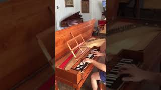 Zuckermann fiveoctave clavichord [upl. by Noraha648]