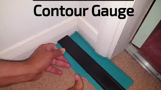 how to use a contour gauge shape duplicator 2021 [upl. by Nauqes577]