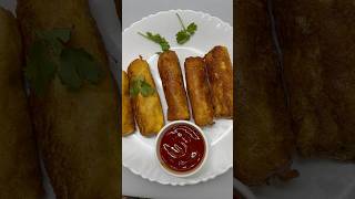 Potato Bread Roll  Aloo Bread 🤤😍shorts recipe potato bread [upl. by Naihr385]