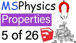 MSPhysics Plugin for SketchUp  Object Properties  5 of 26 [upl. by Batha]