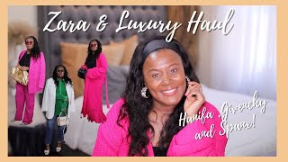 Zara amp Luxury Haul Givenchy  Hanifa  Cult Gaia  Simply Kura [upl. by Ethbun]