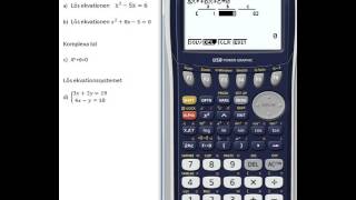 Ekvationslösning med FX9750GII [upl. by Clabo]