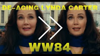 Deaging Lynda Carter in Wonder Woman 1984 DeepFake [upl. by Ulund]