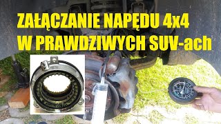 ZAŁĄCZANIE NAPĘDU 4X4 W PRAWDZIWYCH SUVach LOCK 4WD  by Adam [upl. by Trumaine287]