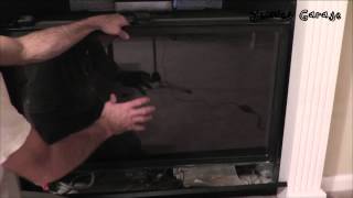 How To Remove amp Clean The Glass On A Gas Fireplace [upl. by Ahsyekat]