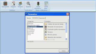 Sistema contable ContaPyme  Configuración de la cinta de opciones del sistema [upl. by Catherin835]