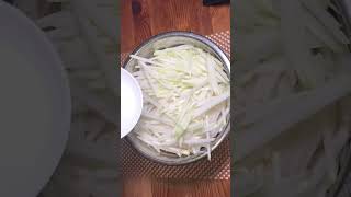 Make Spicy Daikon Korean Banchan [upl. by Bubalo]