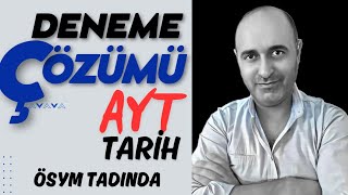 ÖSYM TADINDA AYT 2024 TARİH DENEME ÇÖZÜMÜ [upl. by Ydnahs]