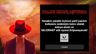 4 AYLIK VALORANT BANIM BİTTİ  NEDEN BANLANDIM [upl. by Anippesuig]