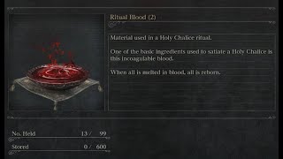 Bloodborne™  Ritual Blood 2 Farming [upl. by Isied]