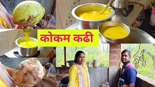 कोकणीपद्धतीने कोकम कढी  how to make kokam kadhi [upl. by Narmak]