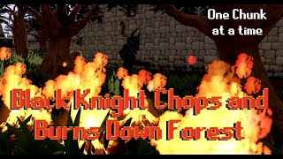 I spent 100 hours cutting and burning down a forest  Fort Forinthry One Chunk Ironman Episode 2 [upl. by Norehs]