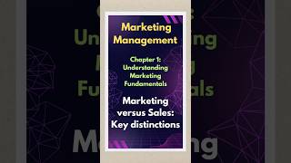 Marketing versus sales Key distinctions [upl. by Marcelia]