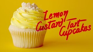 Lemon Custard Tart Cupcakes  The Scran Line [upl. by Twila]