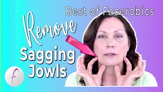 Exercise to LIFT SAGGING JOWLS  Best of Facerobics Series [upl. by Alyos864]