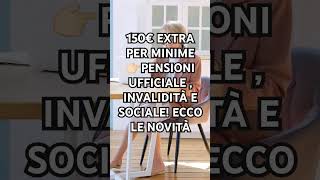 pensioni minime aumento inps pensioni news pensioniaggiornamenti pensionersnews [upl. by Nylessej]