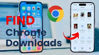 How To View Chrome Downloads On iPhone [upl. by Annawd]