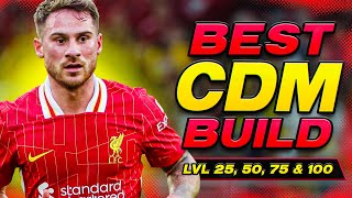 BEST CDM BUILD FOR LVL 255075 amp 100  EAFC 25 Clubs [upl. by Enomahs650]