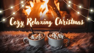 Cozy Christmas Foreplace Ambience  Crackling Fire amp Relaxing Holiday Music [upl. by Ytok]